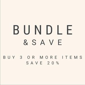Bundle and save- make that shipping fee seem not so daunting!